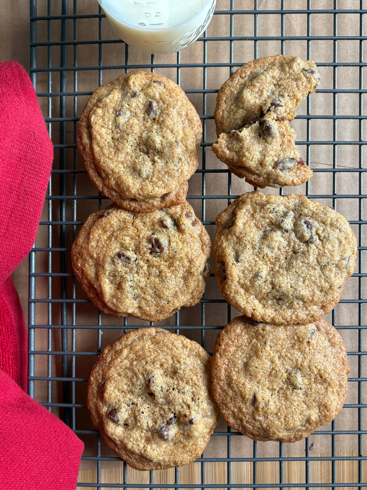Fresh Milled Brown Butter Chocolate Chip Cookies